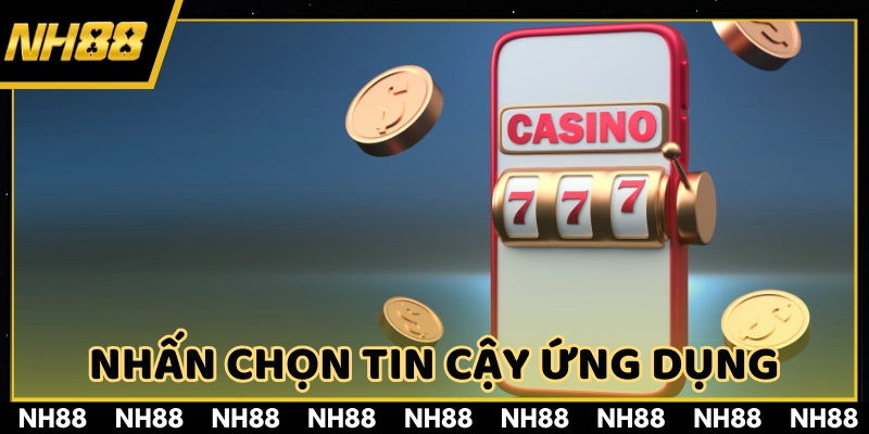 Hội viên cần nhấn chọn tin cậy ứng dụng trong danh mục cài đặt chung